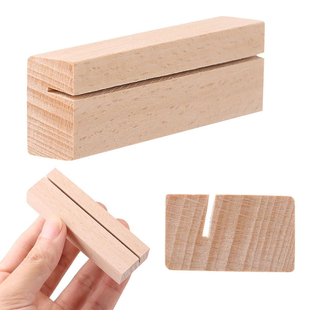 Desk Setup Wood - Base De Moldura De Madeira Natural,