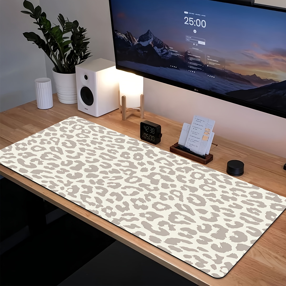 Desk Setup Beige - XL/XXL Teclado de Computador e Mouse