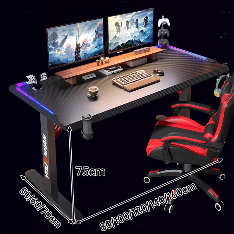 L Shaped Desk Setup - Mesa superior elevatória para computador, altura