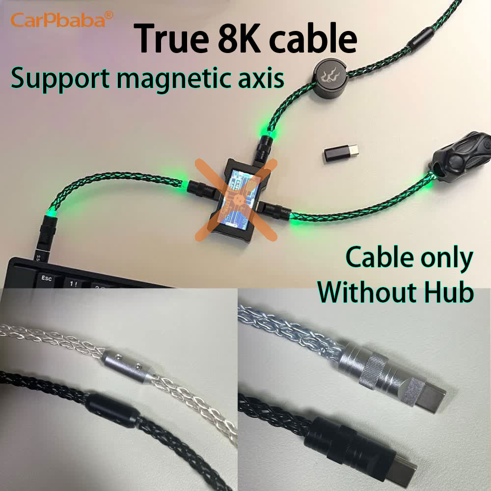 Desk Setup For Gaming - Hub USB K4HM6 8K para Jogos