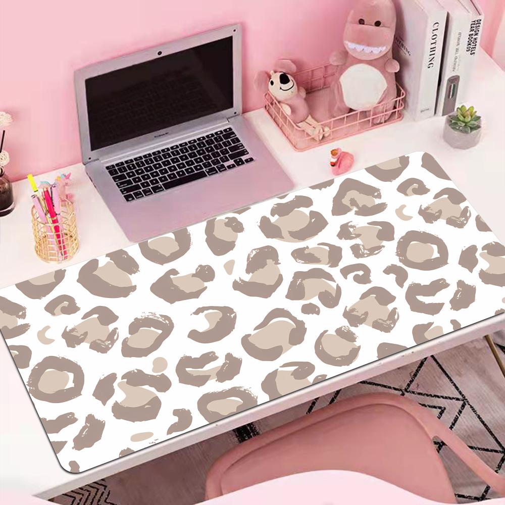 Desk Setup Beige - Tapete para Teclado e Mouse XL/XXL