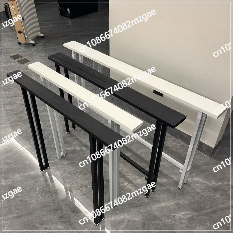 Desk Setup Wood - Prateleira ultrafina para sofá, 8cm, madeira