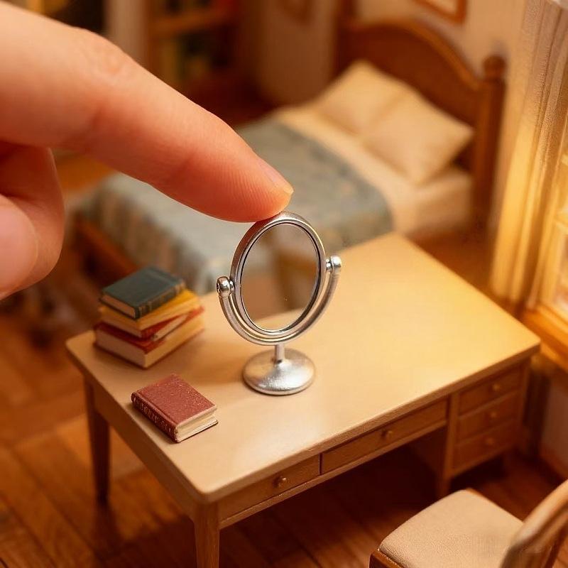 1 Peça Miniatura Espelho Retrô - Desk Setup Retro avaliação e preço