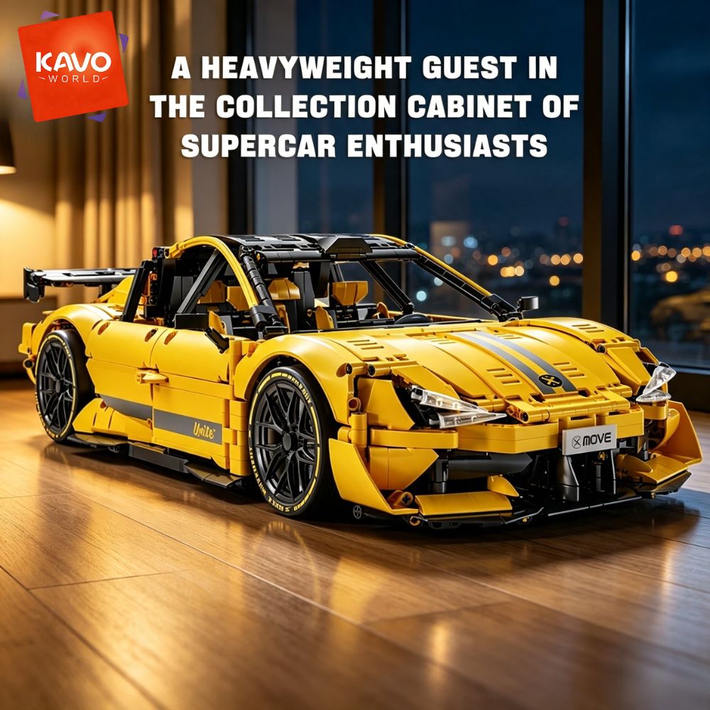 KAVOWORLD 2143 peças Carro de  - Yellow Desk Setup avaliação e preço