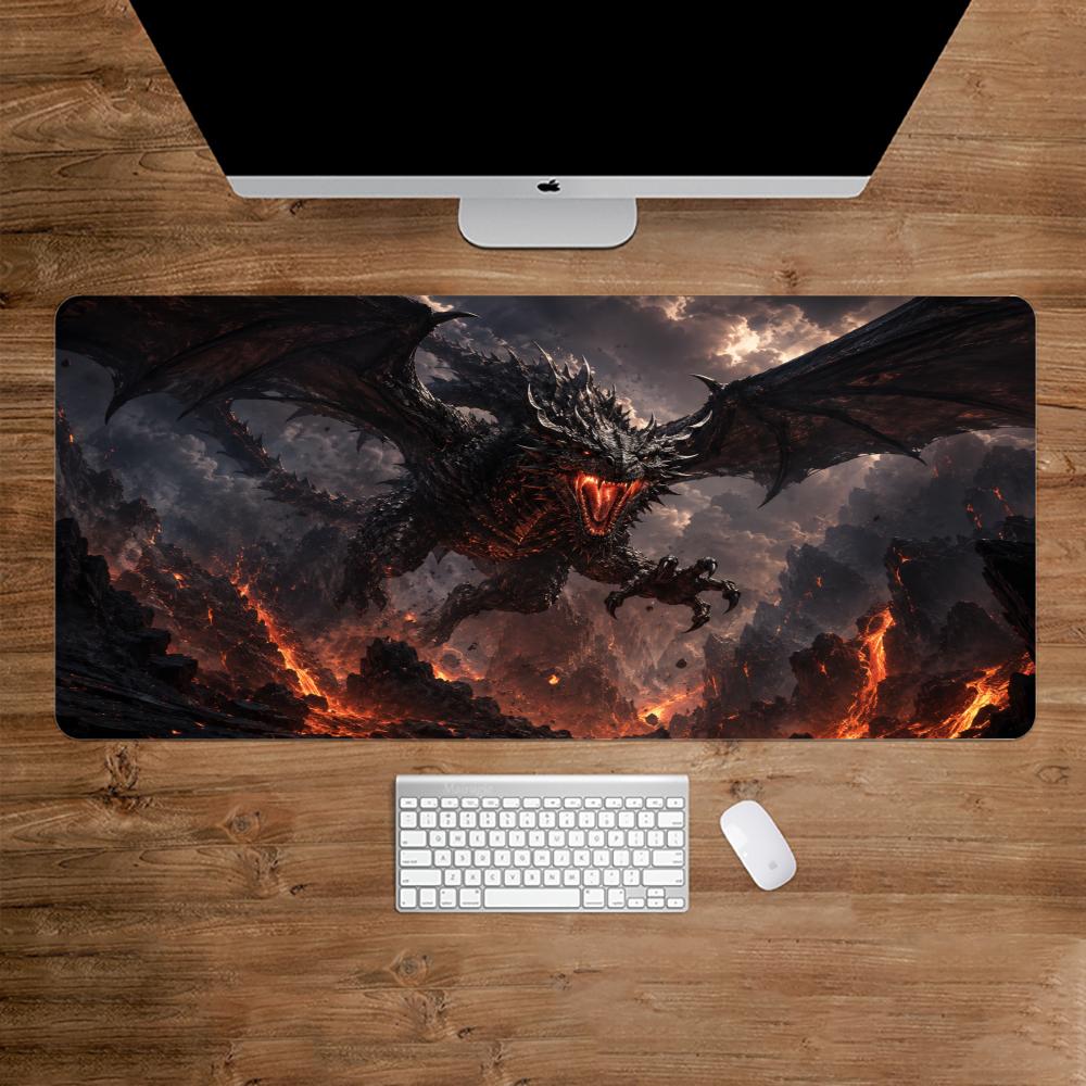 Mouse Pad Dragão Ardente: Aces - Desk Setup Gaming And Work avaliação e preço