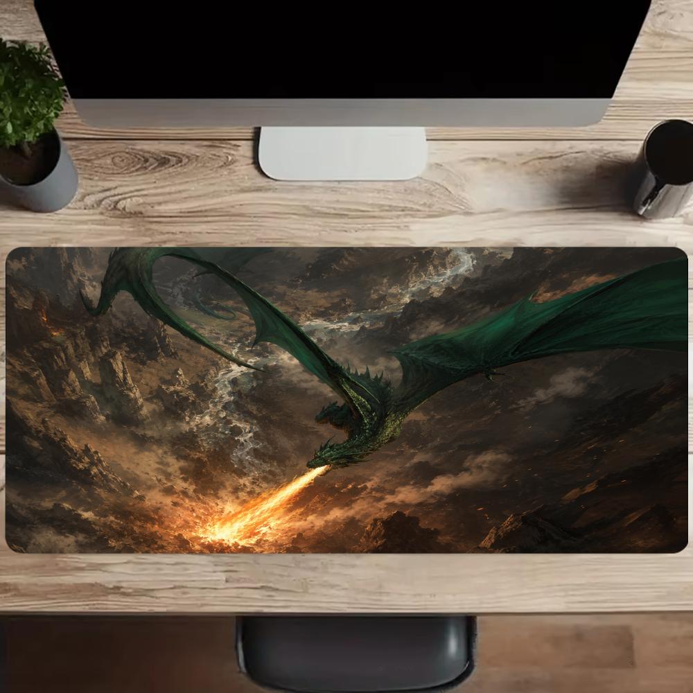 Mouse Pad Dragão Ardente: Aces - Desk Setup Gaming And Work avaliação e preço