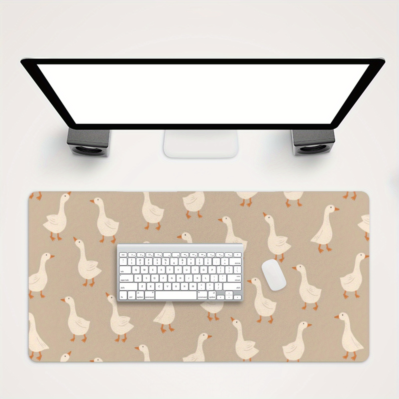 Mouse Pad Gamer Bege com Base  - Desk Setup Beige avaliação e preço