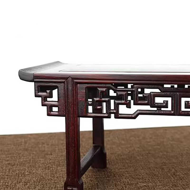 Mesa pequena de Buda em mogno, - Desk Setup Wood avaliação e preço