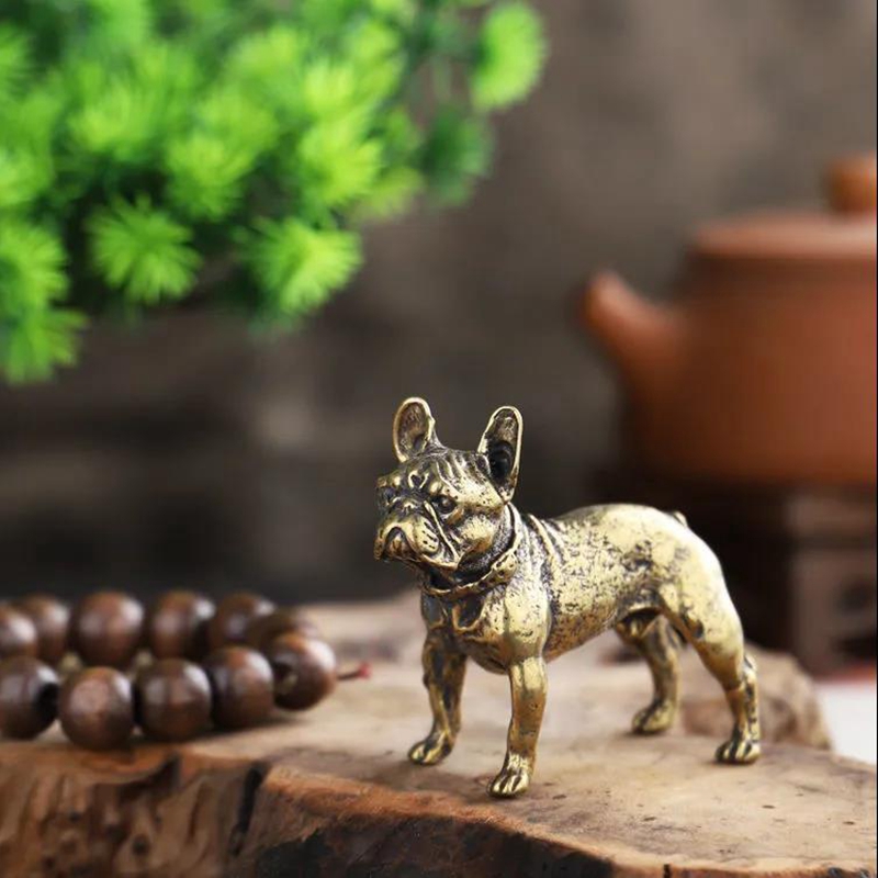 Ornamentos de mesa cobre bulld - Desk Setup Retro avaliação e preço