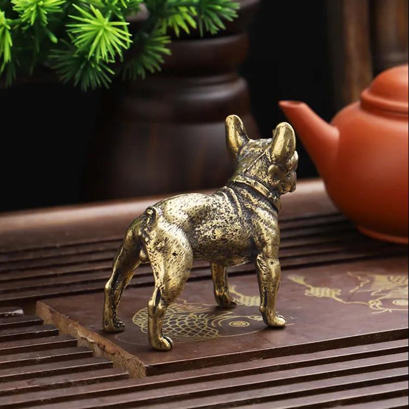 Ornamentos de mesa cobre bulld - Desk Setup Retro avaliação e preço