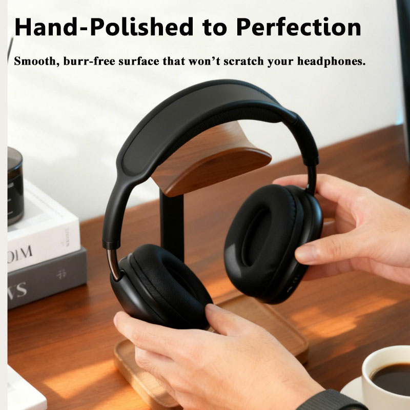 Suporte para Fones de Ouvido e - Desk Setup Wood avaliação e preço