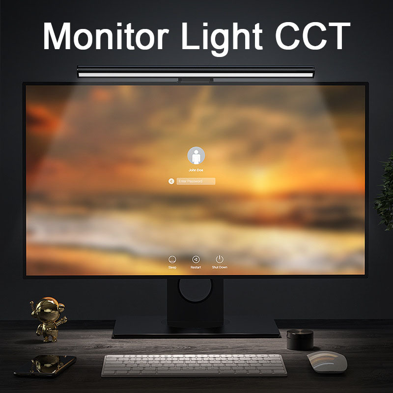 Luz de mesa suspensa com monit - Yellow Desk Setup avaliação e preço