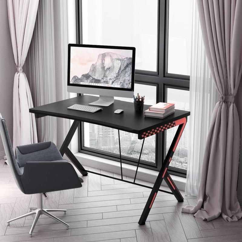Mesa de computador ergonômica  - L Shaped Desk Setup avaliação e preço