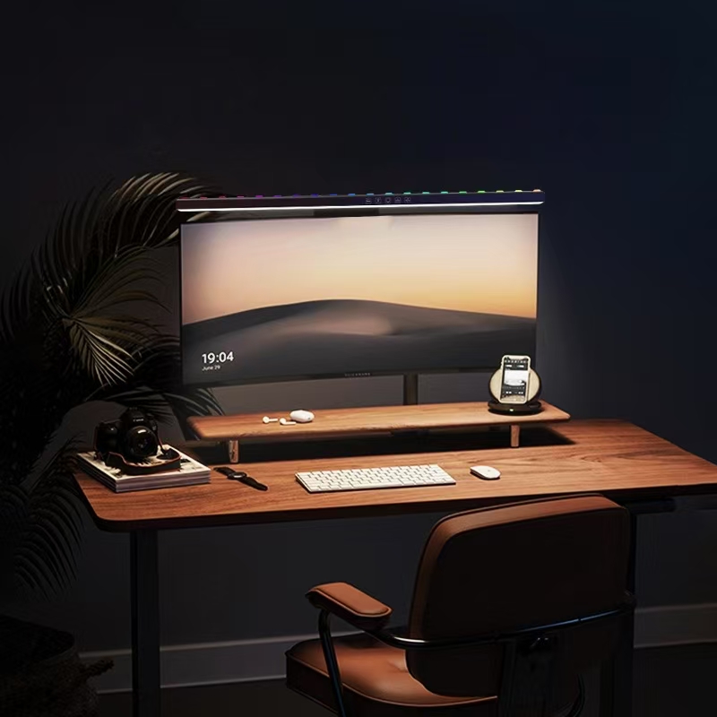 Luminária de Mesa LED Suspensa - Yellow Desk Setup avaliação e preço