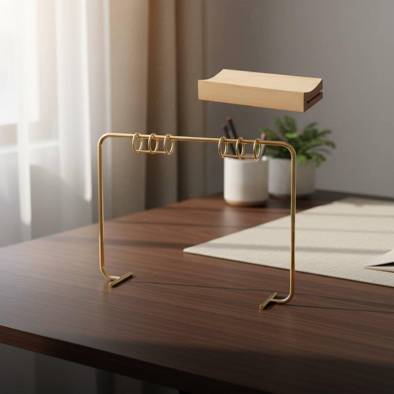 Suporte de calendário com base - Desk Setup Wood avaliação e preço