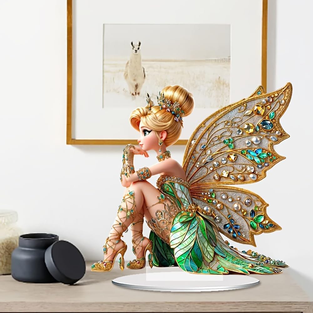 Mini Estátua de Fada Borboleta - Desk Setup Retro avaliação e preço