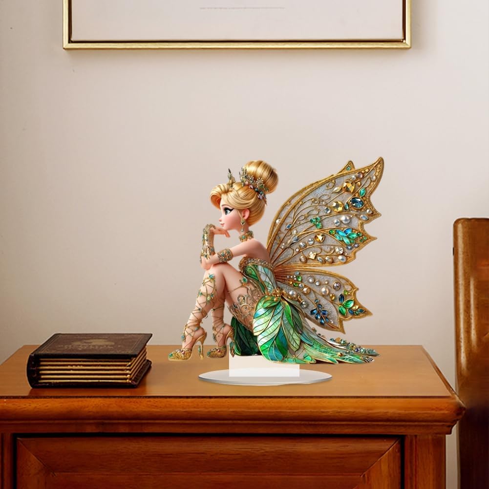 Mini Estátua de Fada Borboleta - Desk Setup Retro avaliação e preço