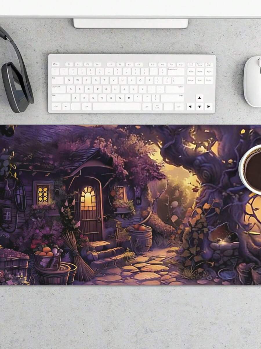Grande tapete de rato para jog - Desk Setup Gaming And Work avaliação e preço
