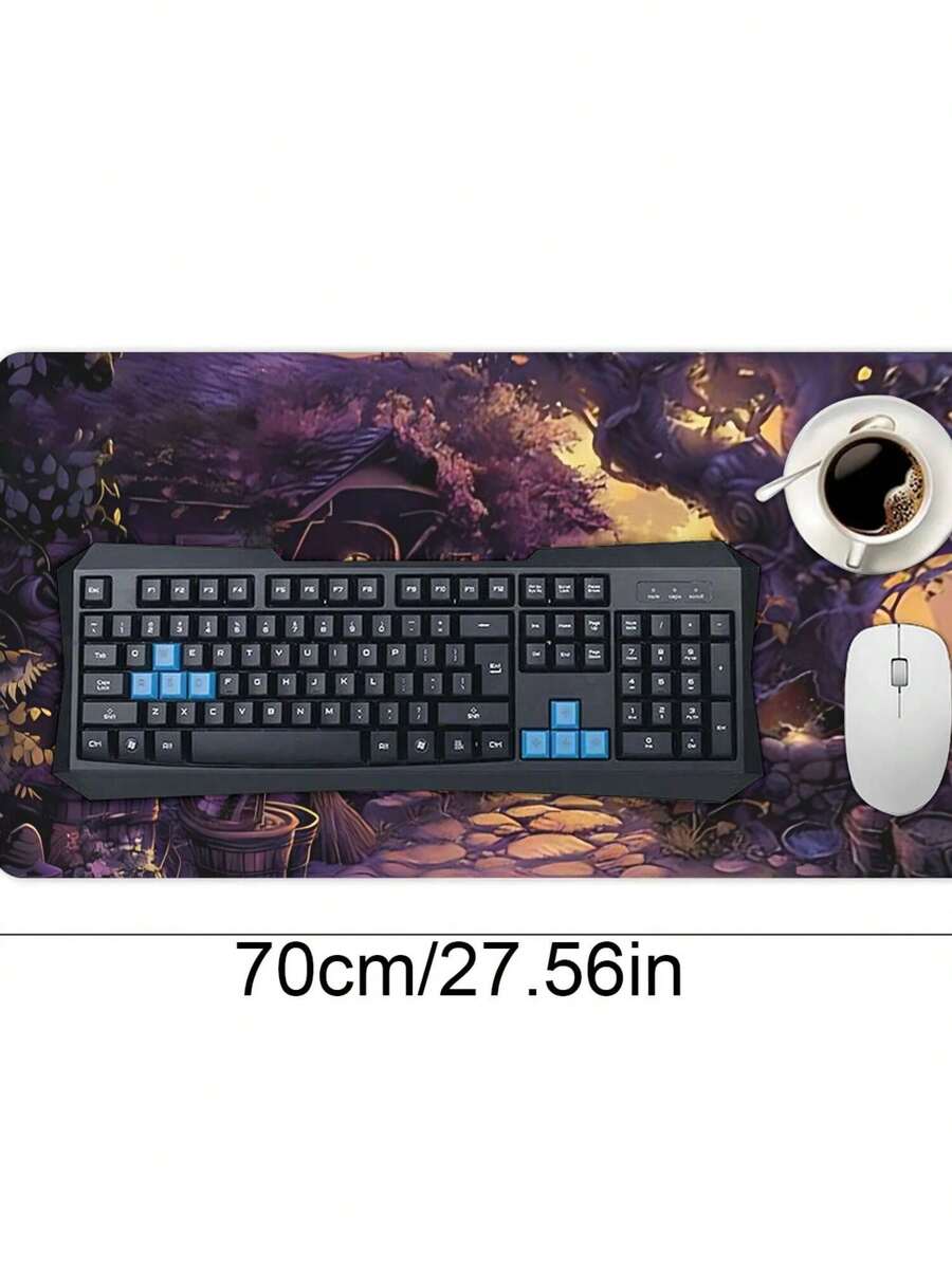 Grande tapete de rato para jog - Desk Setup Gaming And Work avaliação e preço