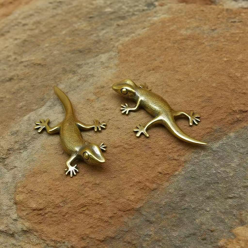 Feito à mão bronze retro gecko - Desk Setup Retro avaliação e preço